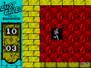 Lost Caves screenshot 2 for ZX Spectrum